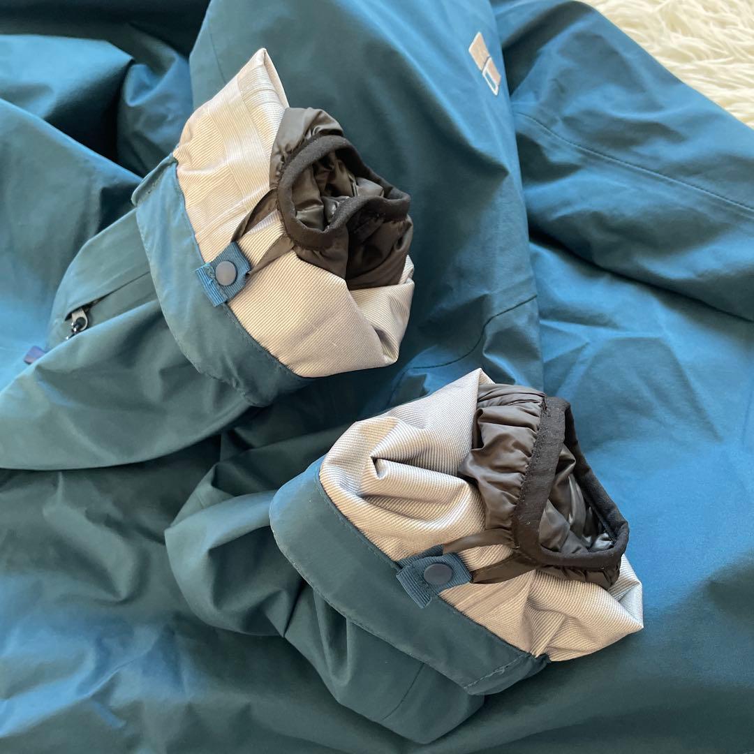 極美品 モンベル 3in1 フォールラインパーカ ナイロンジャケット Lサイズ