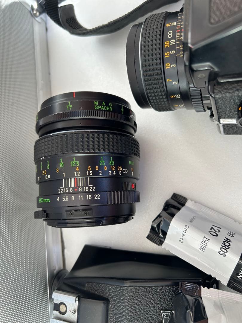 Mamiya 645 1000S 中判カメラセット 80mmレンズ付き