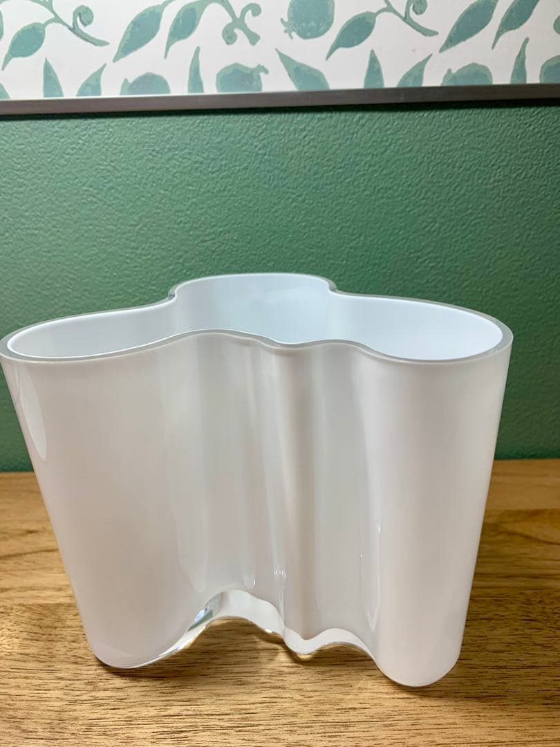  アアルト　フラワーベース ホワイト　120mm