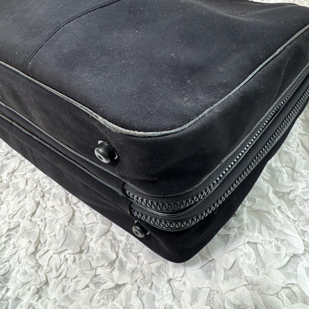 希少　トヨタ　セルシオ　大きめビジネスバッグ　ショルダーバッグ　スエード