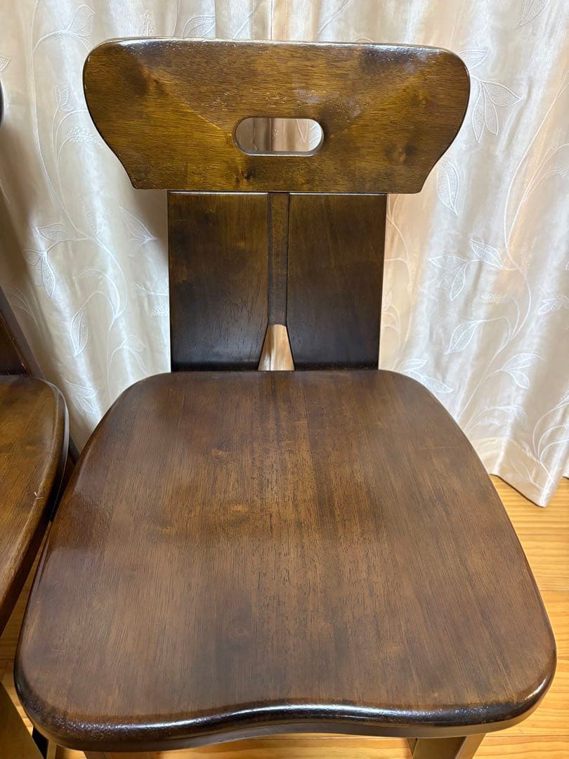 karimoku カリモク RUSTIC ラスティックチェア 2脚 無垢 椅子