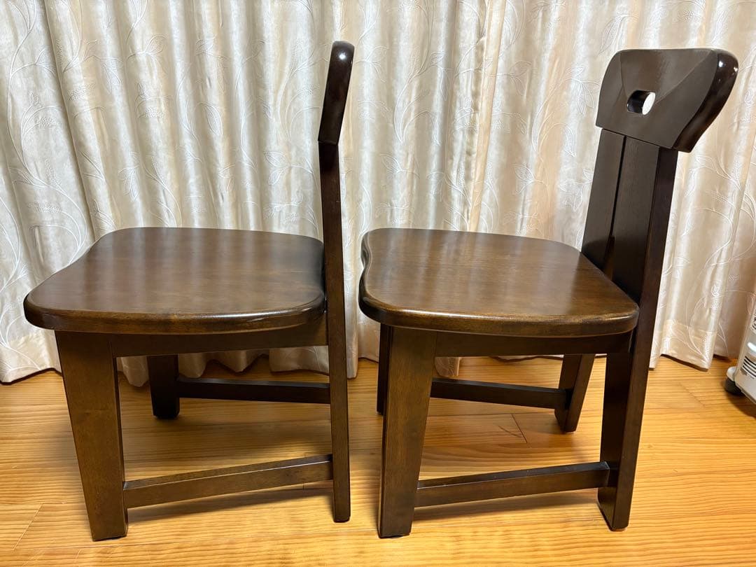 karimoku カリモク RUSTIC ラスティックチェア 2脚 無垢 椅子