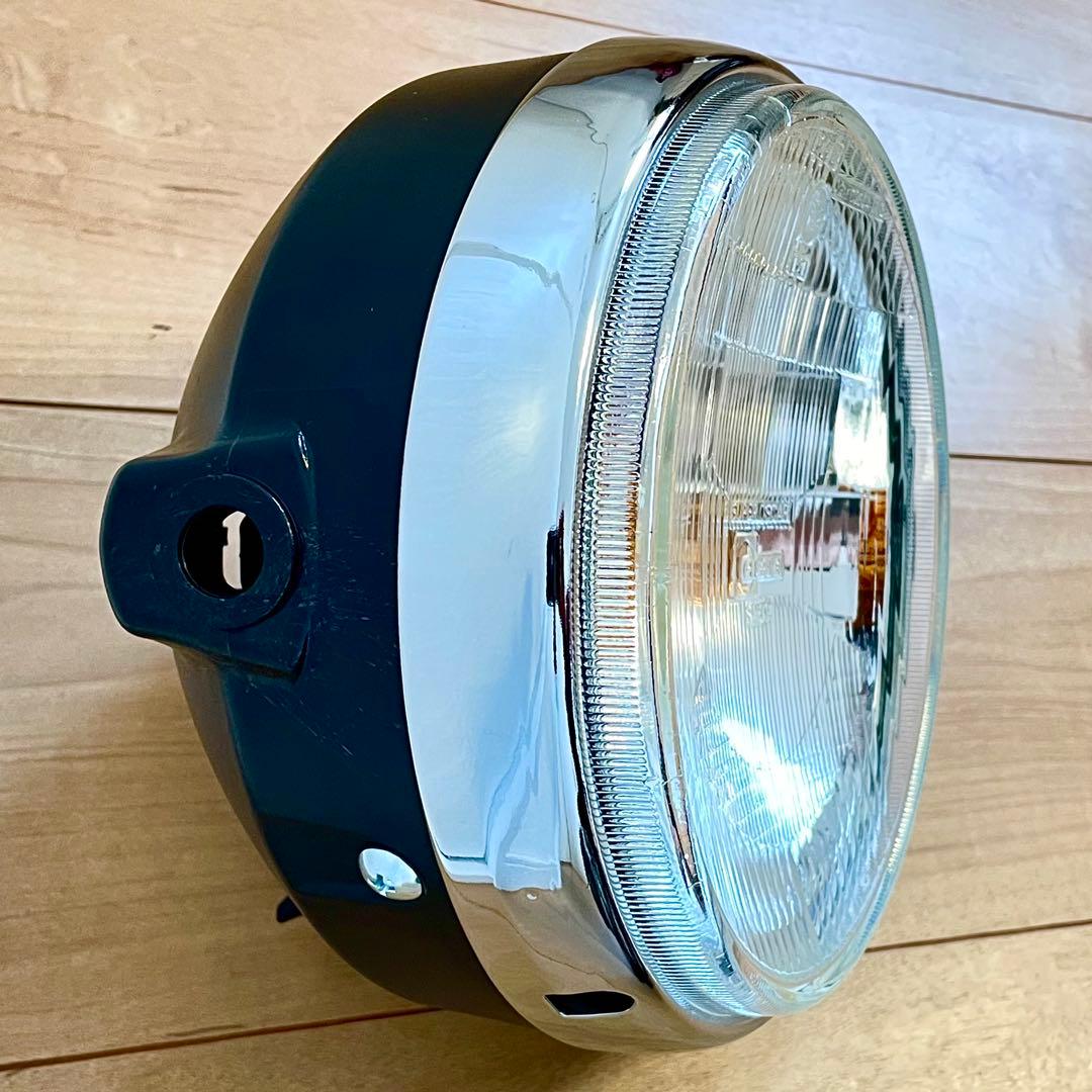 当時物 シビエ 凹み ヘッドライト CIBIE 美品 マーシャル