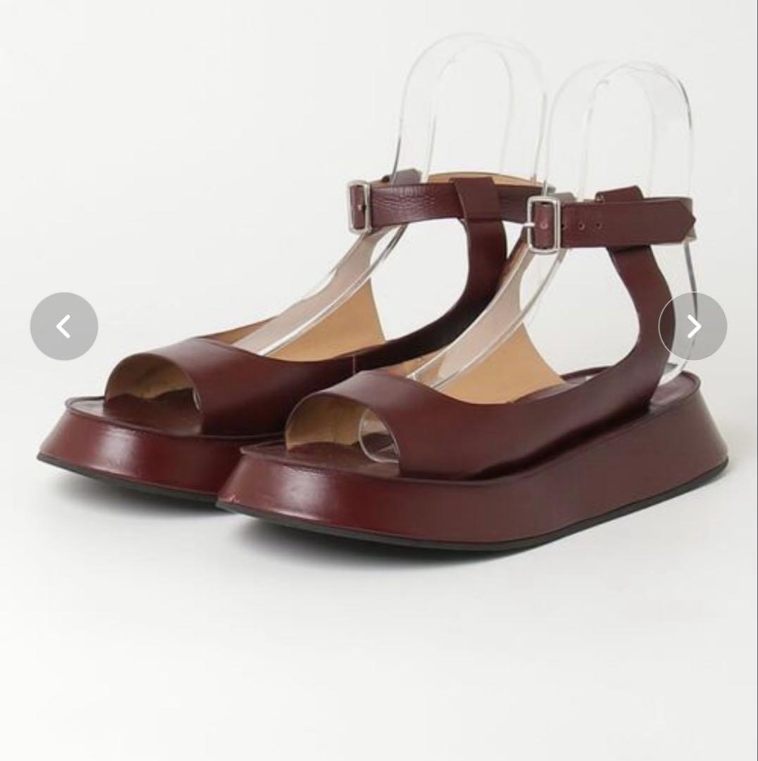 ジルサンダー　jil sander サンダル　チャンキーソール　38