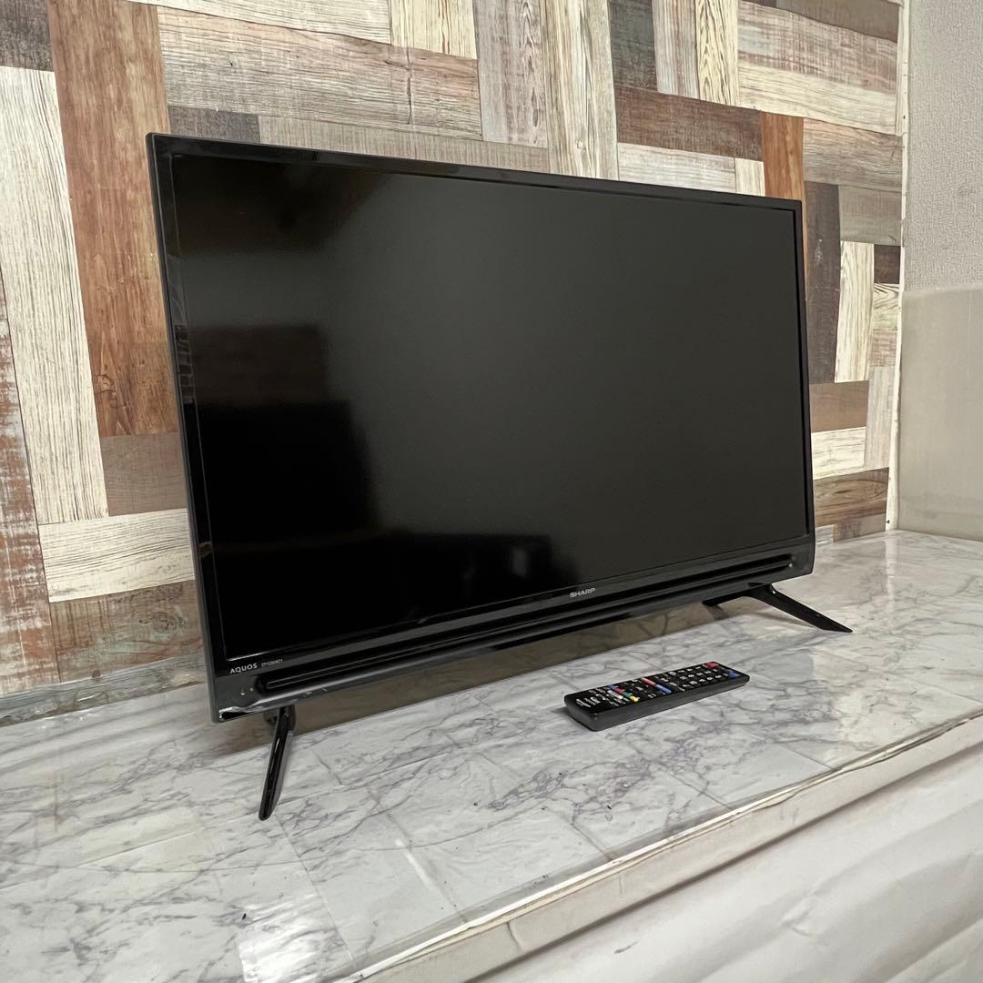 即日受渡❣️全国送料込3年前購入シャープ32型液晶テレビ外付けHDD録画対応