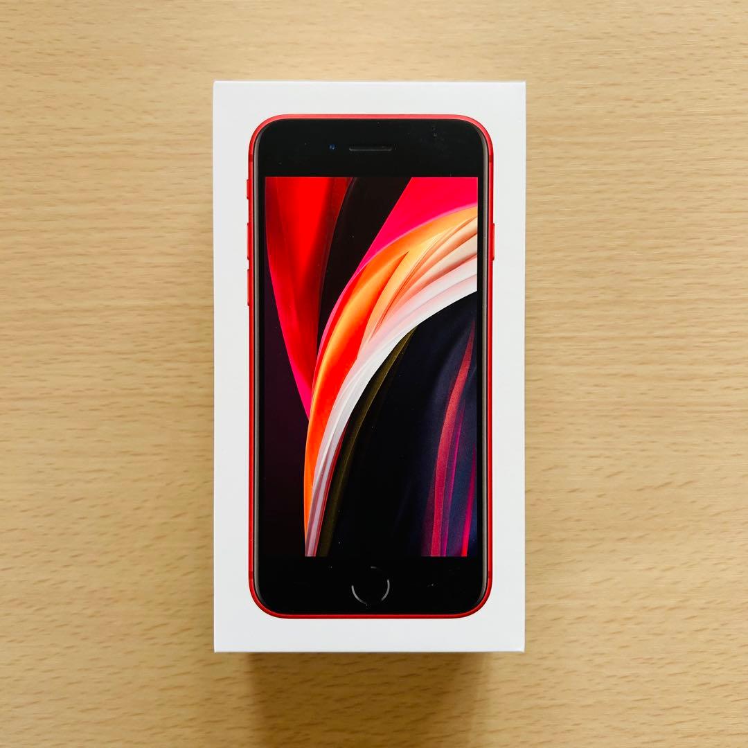 美品 iPhone SE 第2世代 （SE2） RED 64GB SIMフリー