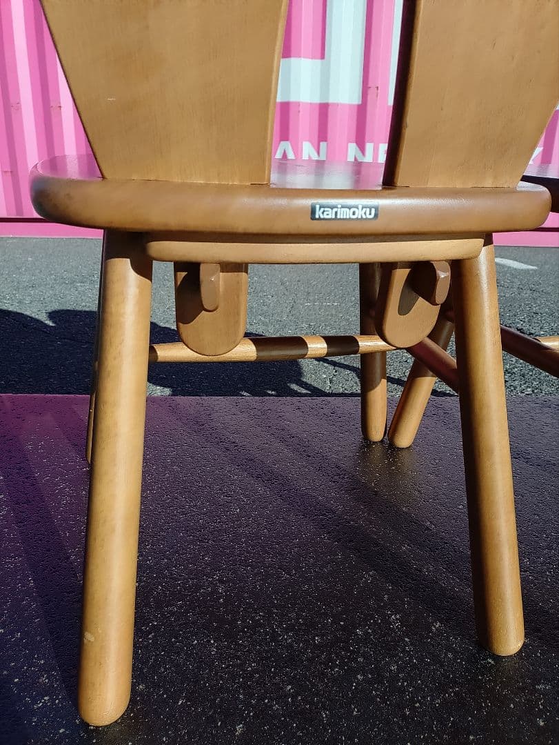 カリモク　ダイニングチェア　2脚セット