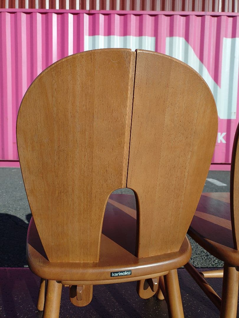 カリモク　ダイニングチェア　2脚セット