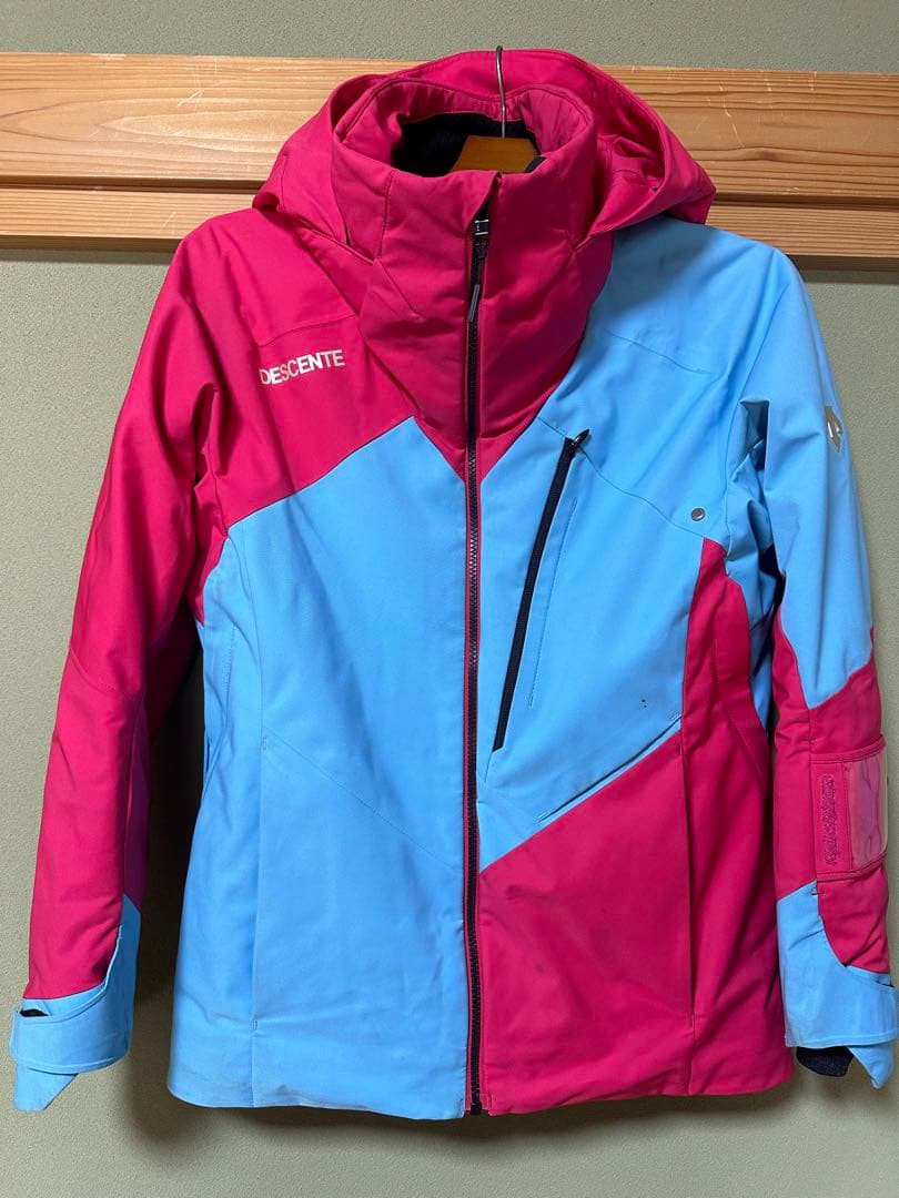 DESCENTE スキーウェア ピンクと水色