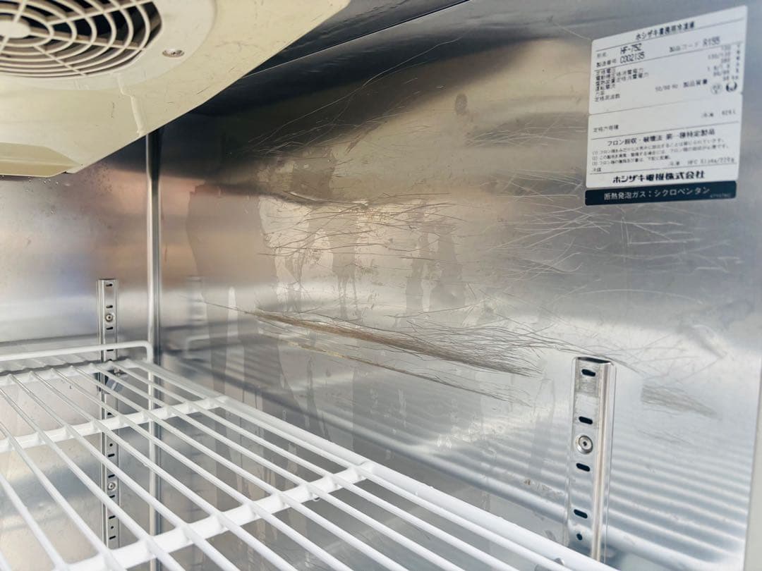 M8★ホシザキ★2ドア冷凍庫 業務用 中古 キズ有 単相100v 50/60Hz