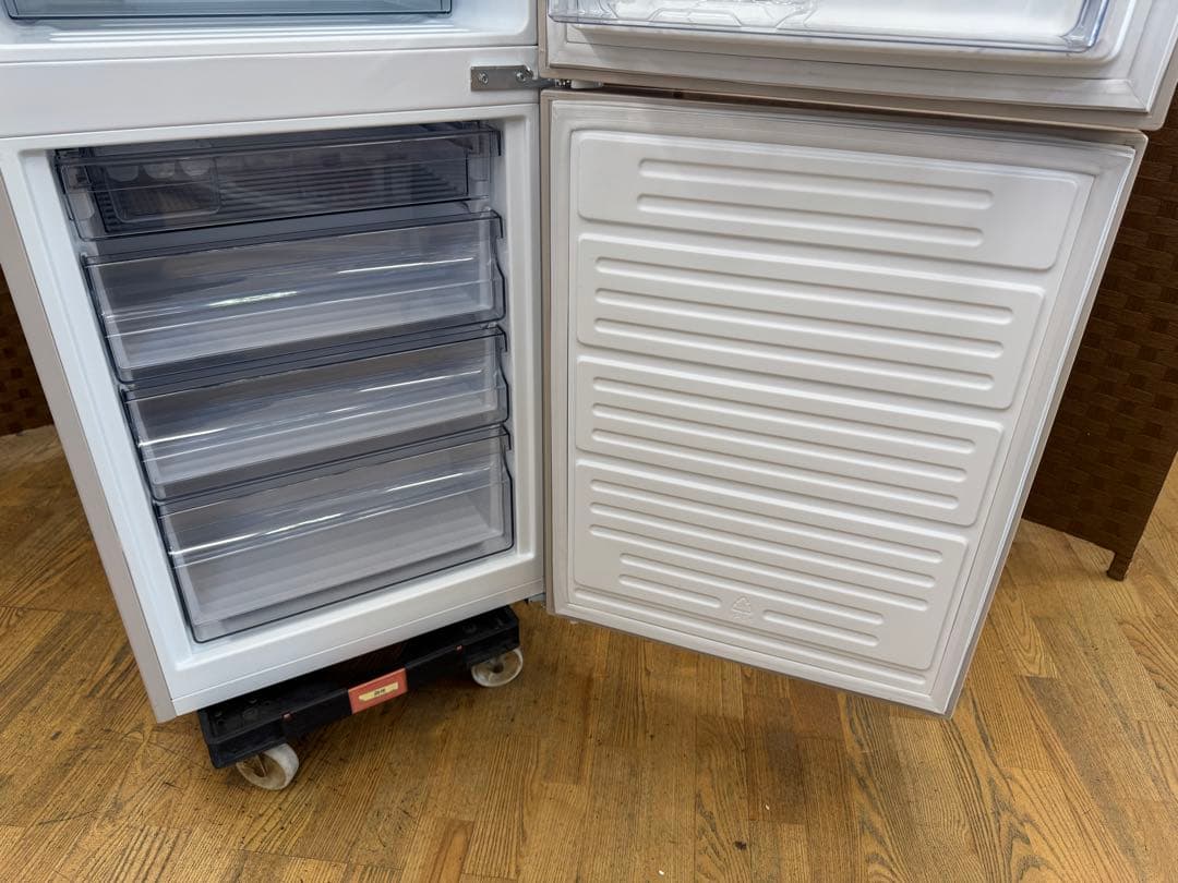 F028 TWINBIRD ２ドア　冷蔵庫　ガラスドア　右開き　2021年製