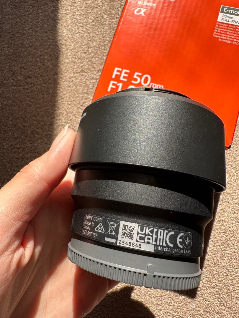 【美品】SONY FE 50mm F1.8 単焦点レンズ
