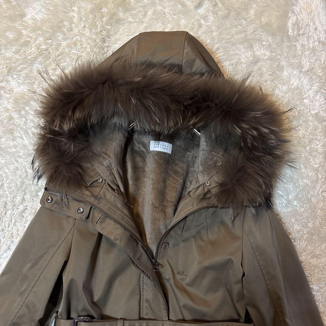 美品＊4WAY バーニーズニューヨーク ナイロンコート 撥水 ライナー 38