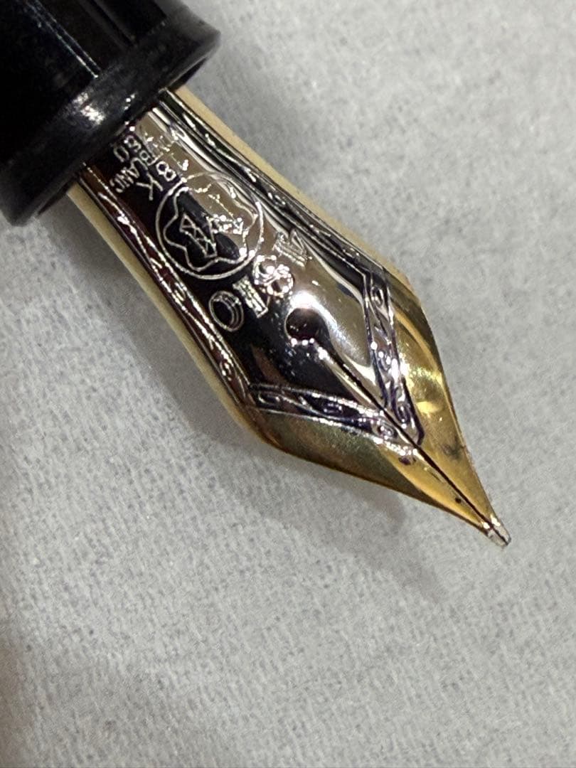 最終値下げ 超希少 モンブラン 万年筆 ソリテール ドゥエ シルバーバーリー