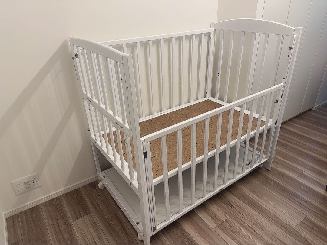 『rrr』【KATOJI】ベビーベッド　ツーオープン　ハイタイプ