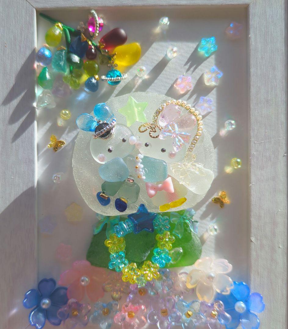 シーグラスアート　 七夕ドーム☆ 他2点　たかりん様おまとめ　お取り置き