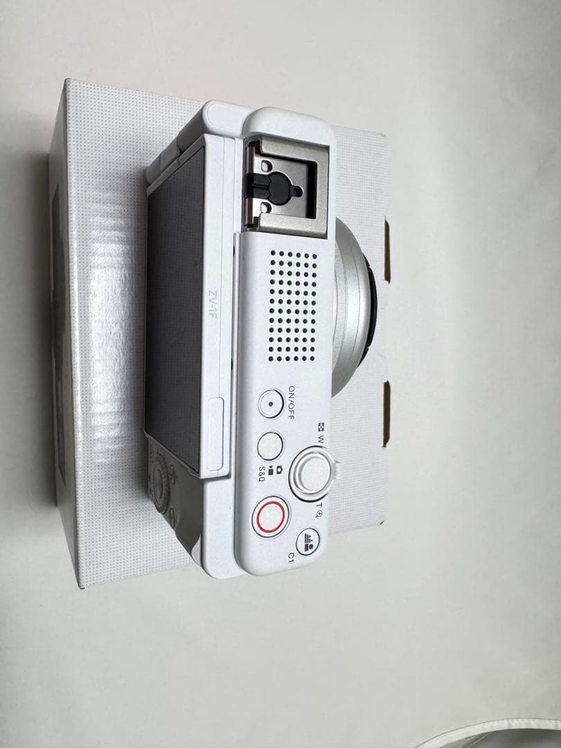 SONY vlogcamZV-1F ホワイトほぼ新品!