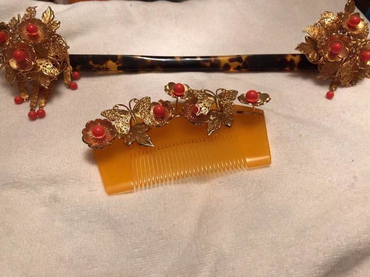 和装かんざし 花嫁 成人式 舞台