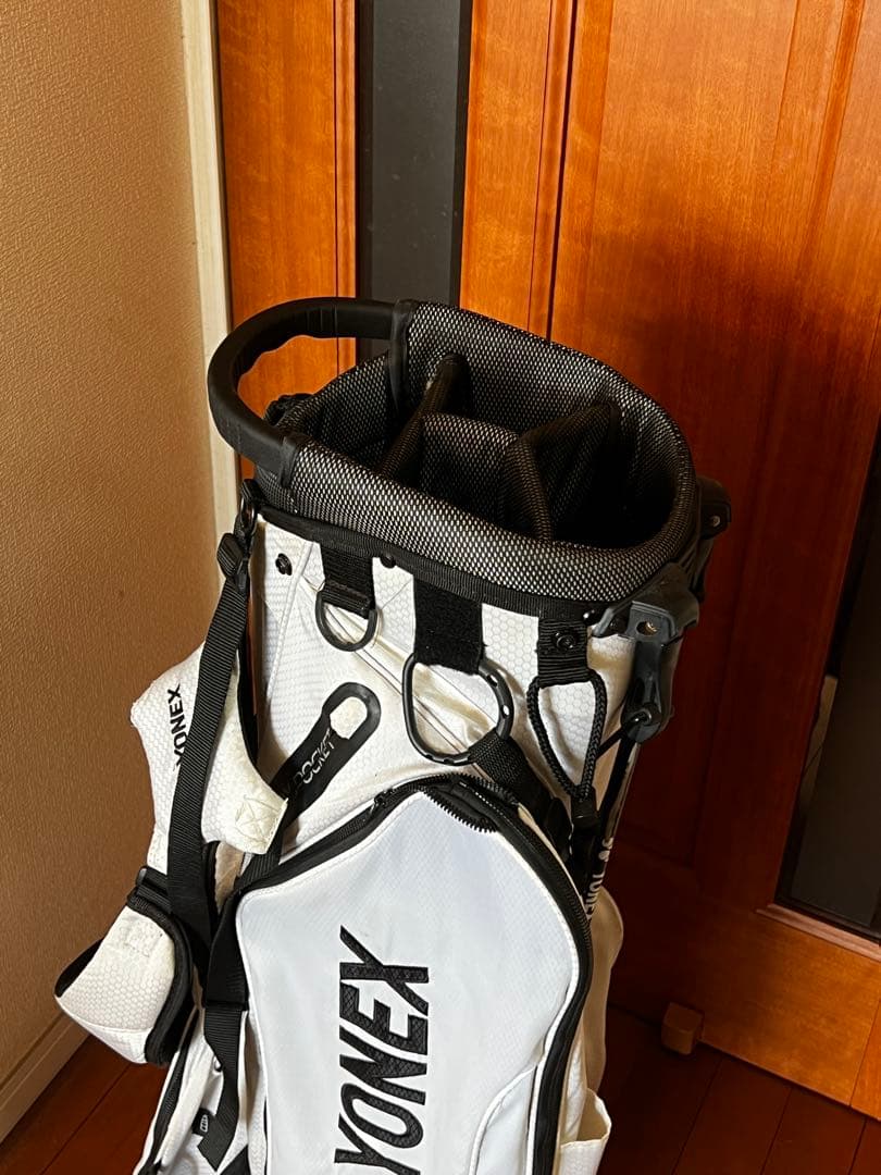 YONEX キャディバッグ スタンド付き ゴルフ ホワイト