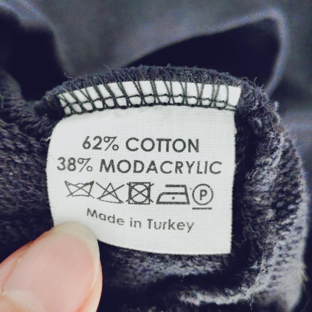 DRIES VAN NOTEN　ネイビー　レオパードファースウェット ヒョウ柄