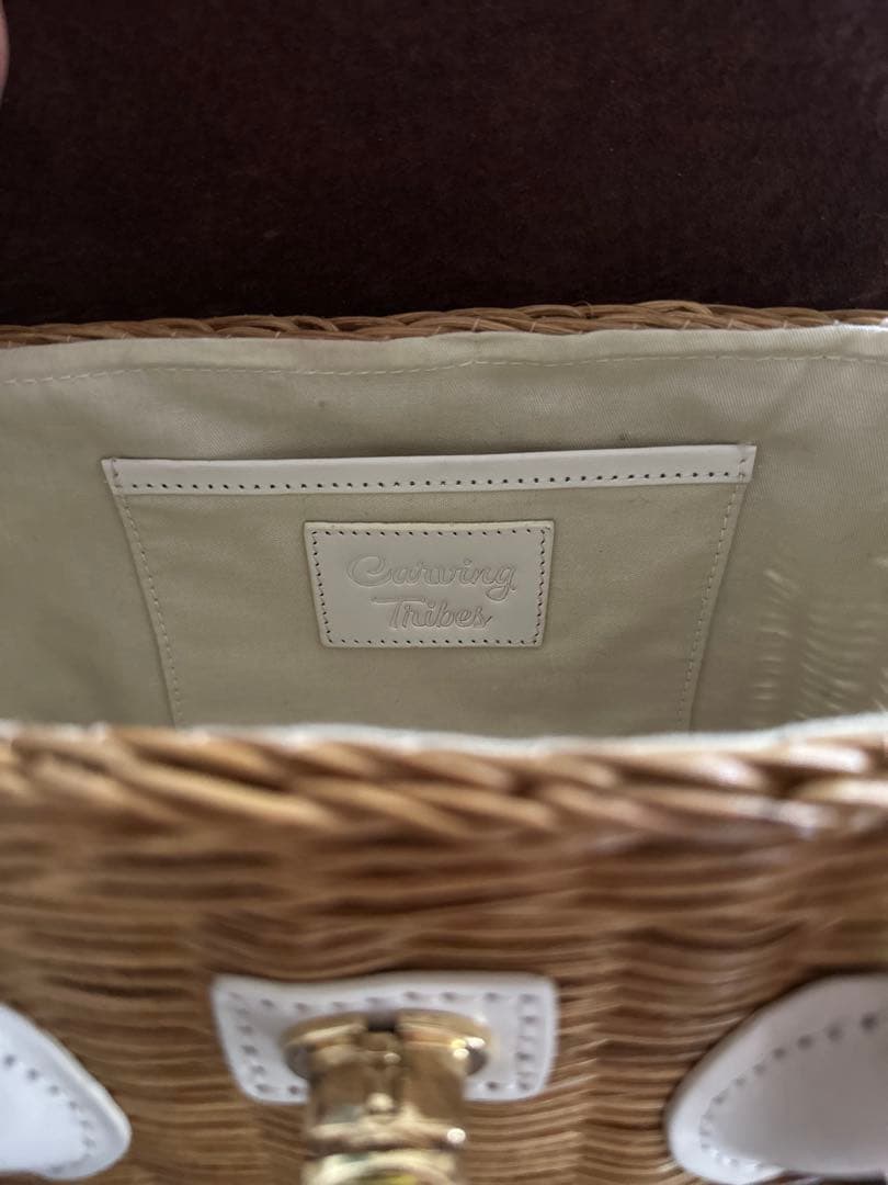 限定デザインカービングトライブス ラタン マエストラ 2WAYショルダー バッグ