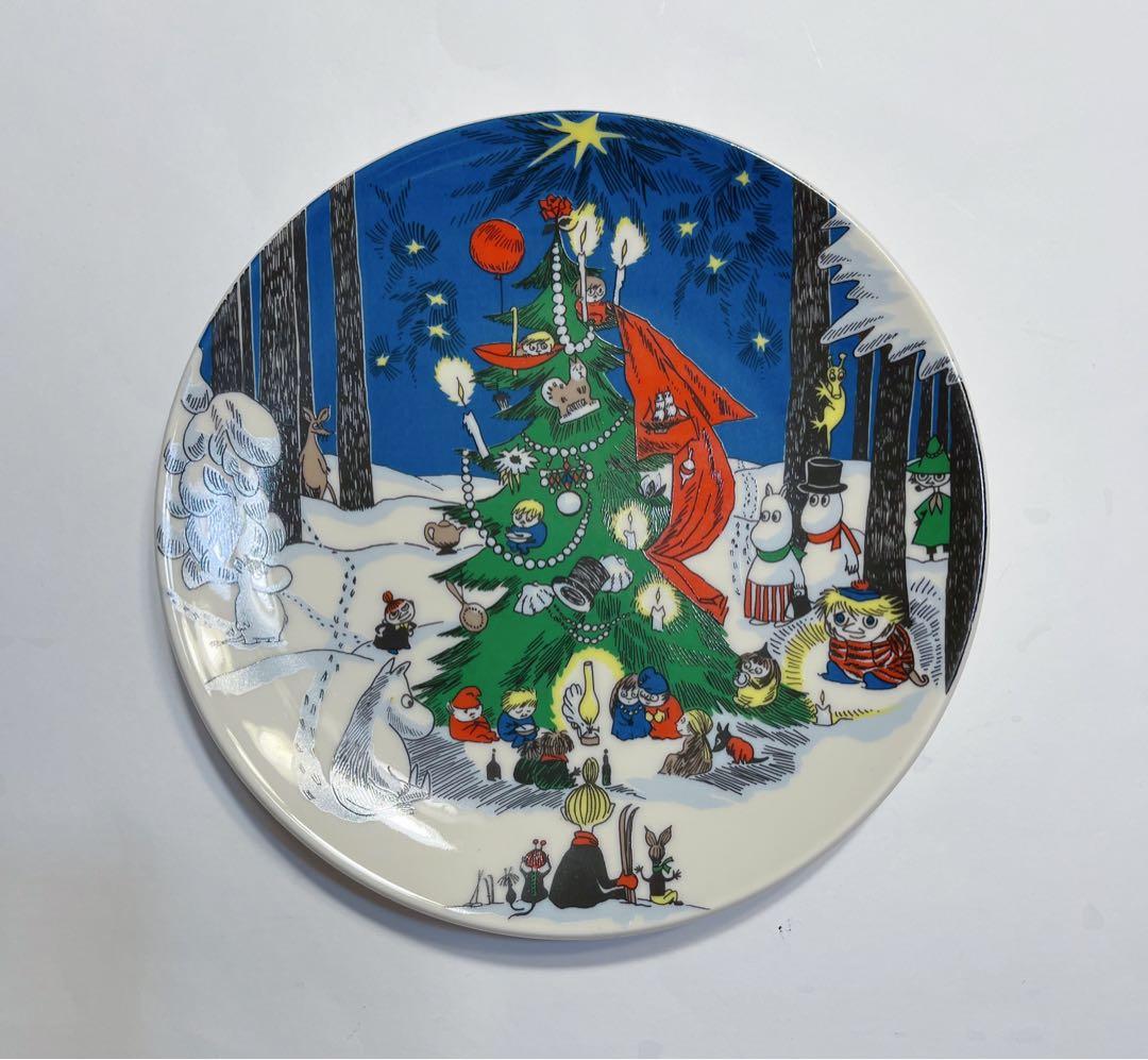 アラビア　ムーミン クリスマスツリー プレート