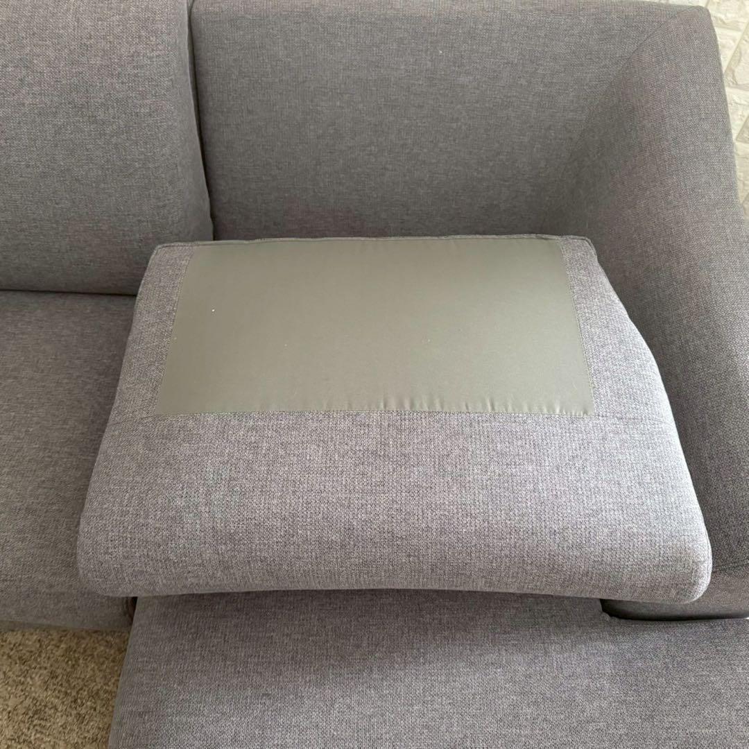都内23区配送無料✨ニトリ　カウチソファ　2人掛け　3人掛け　グレー　美品