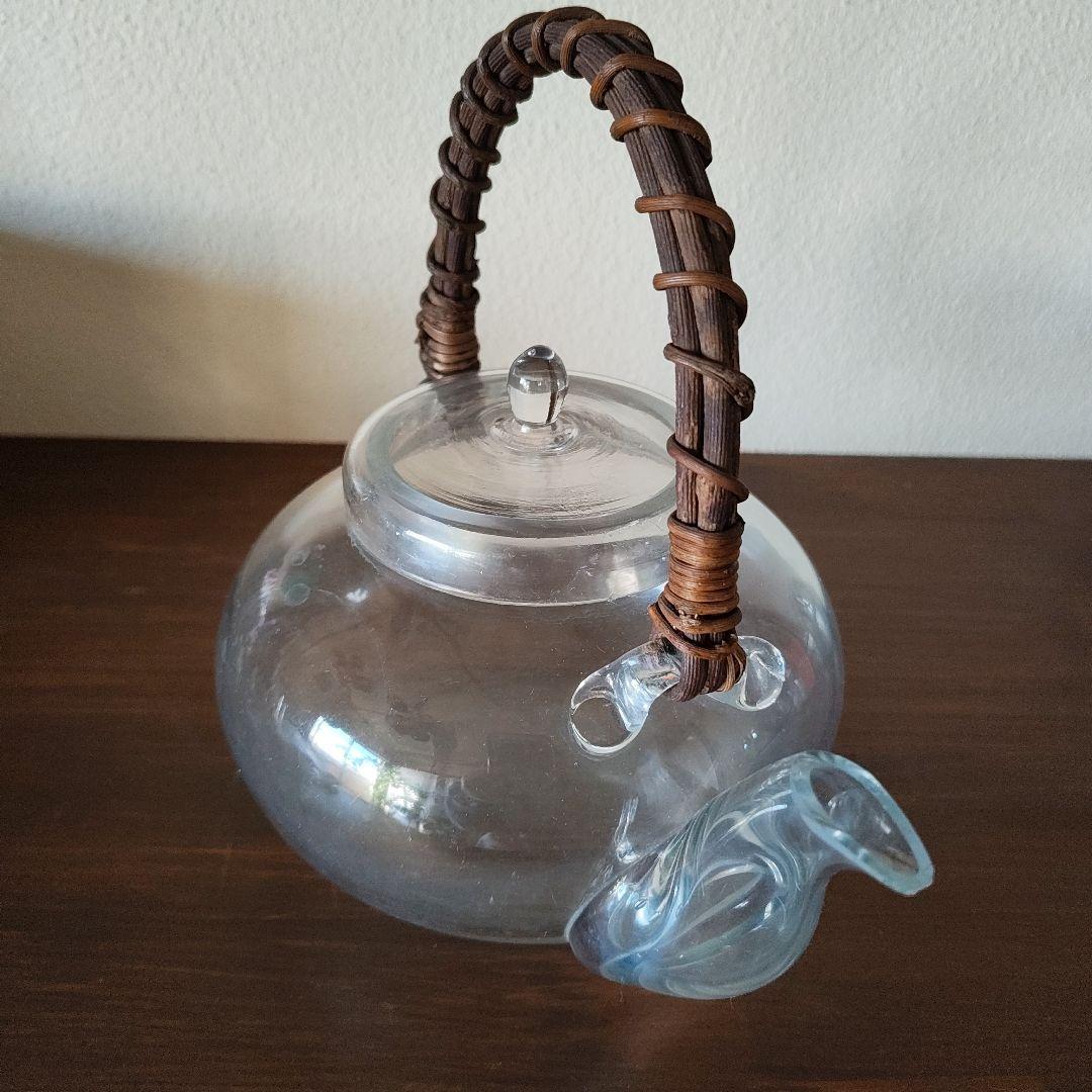 アンティーク ＊ガラス製急須＊