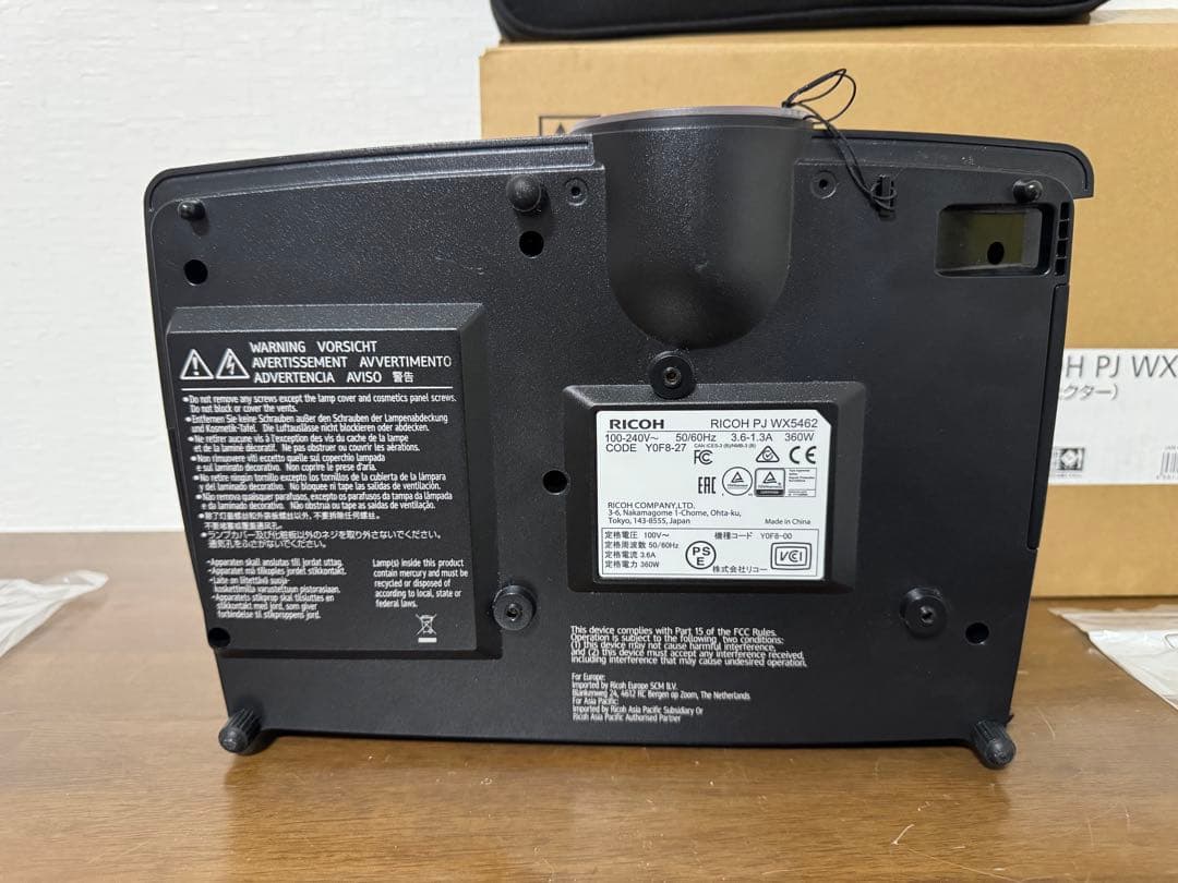 *美品*RICOH プロジェクター WX5462 ランプ 元箱付き