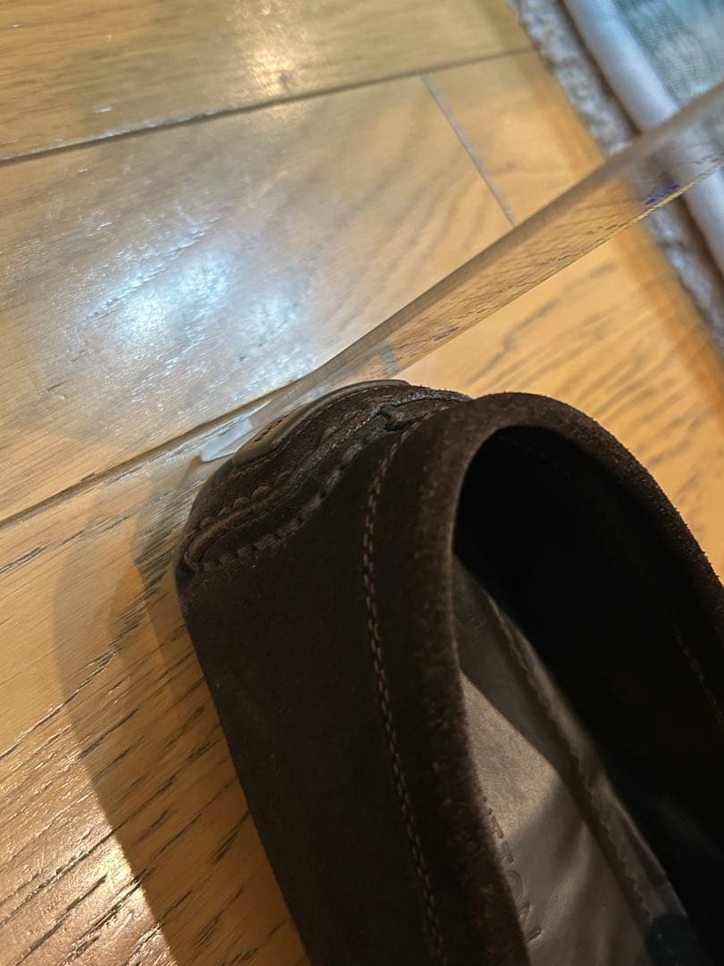 ルイ・ヴィトン　スエード モカシン シューズ　メンズ　２６．５cm相当