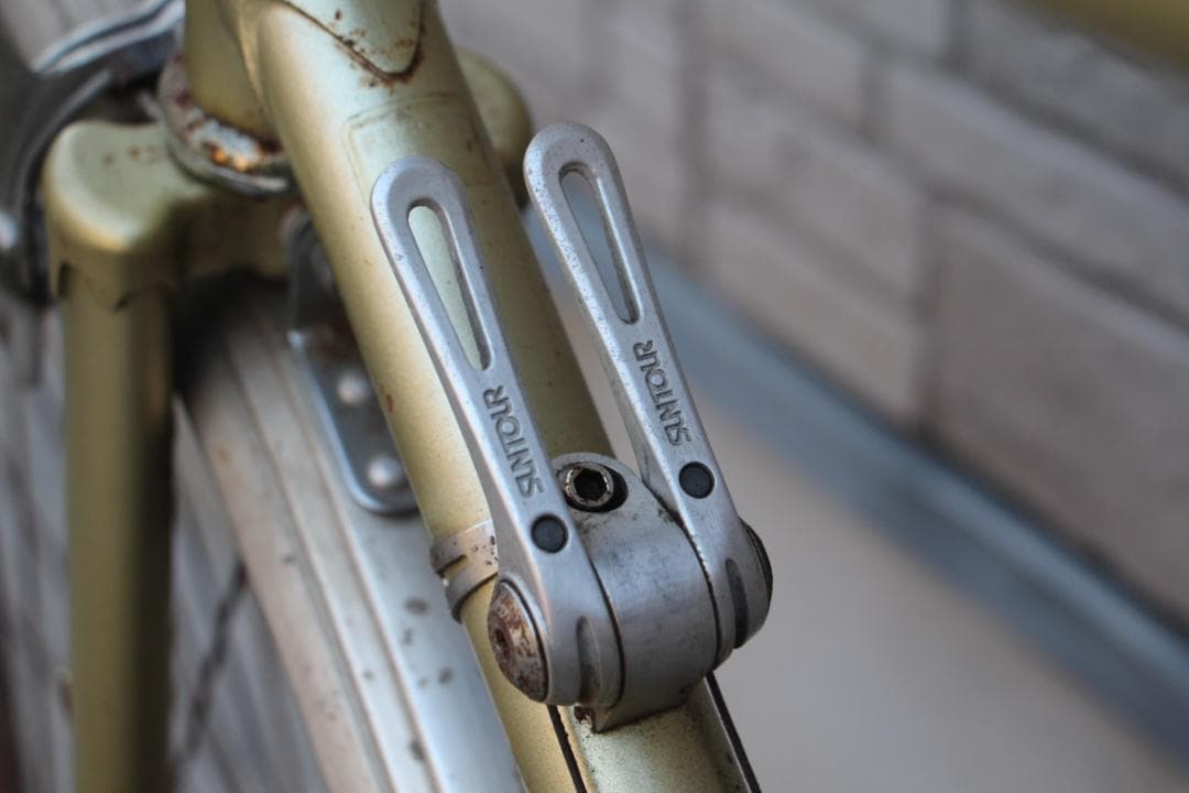 引き取り限定♪フジ♪フェザーCOMPO♪FUJI♪クロモリフレーム♪ビンテージ♪