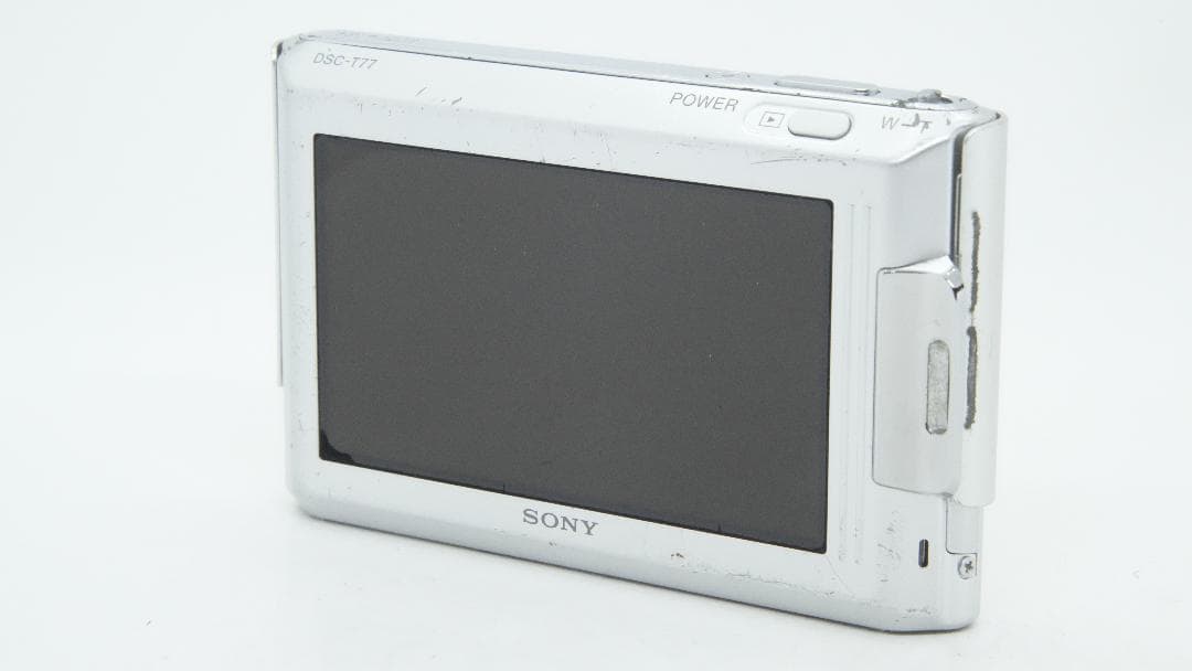 【A2364】 SONY Cyber-Shot DSC-T77 シルバー ソニー