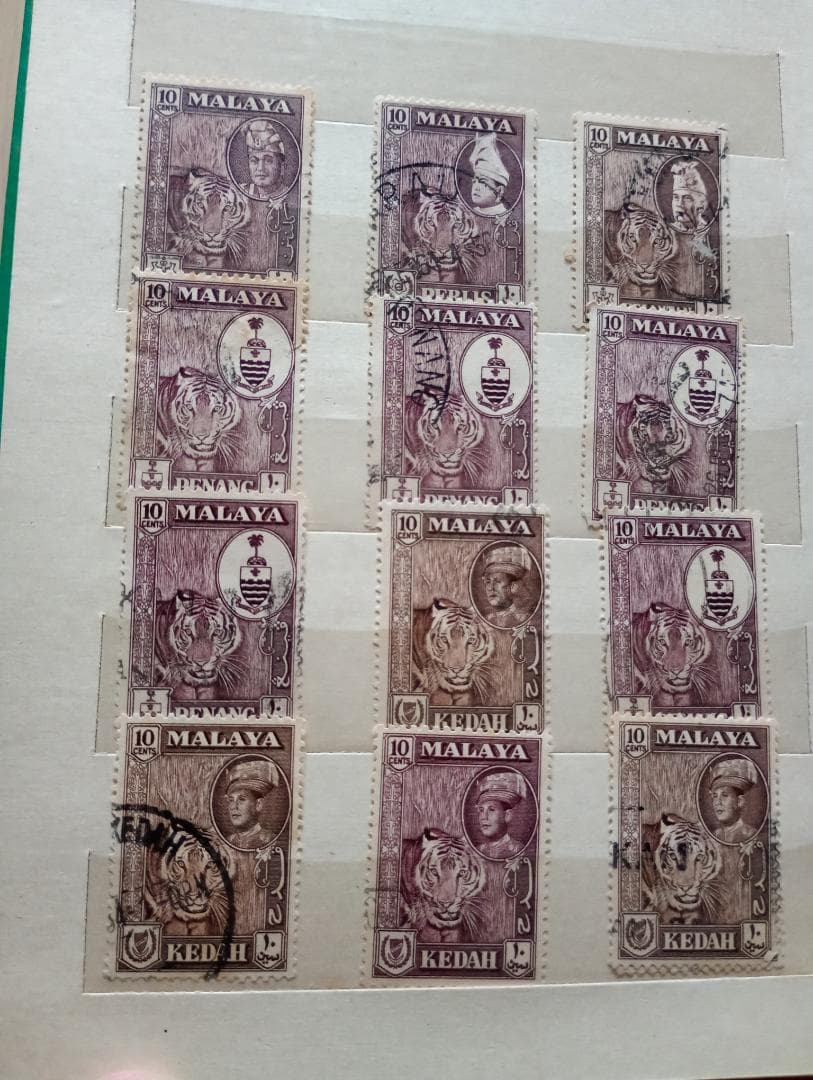 3日まで限定出品！赤猿切手80枚、南方占領マライ切手シート美品