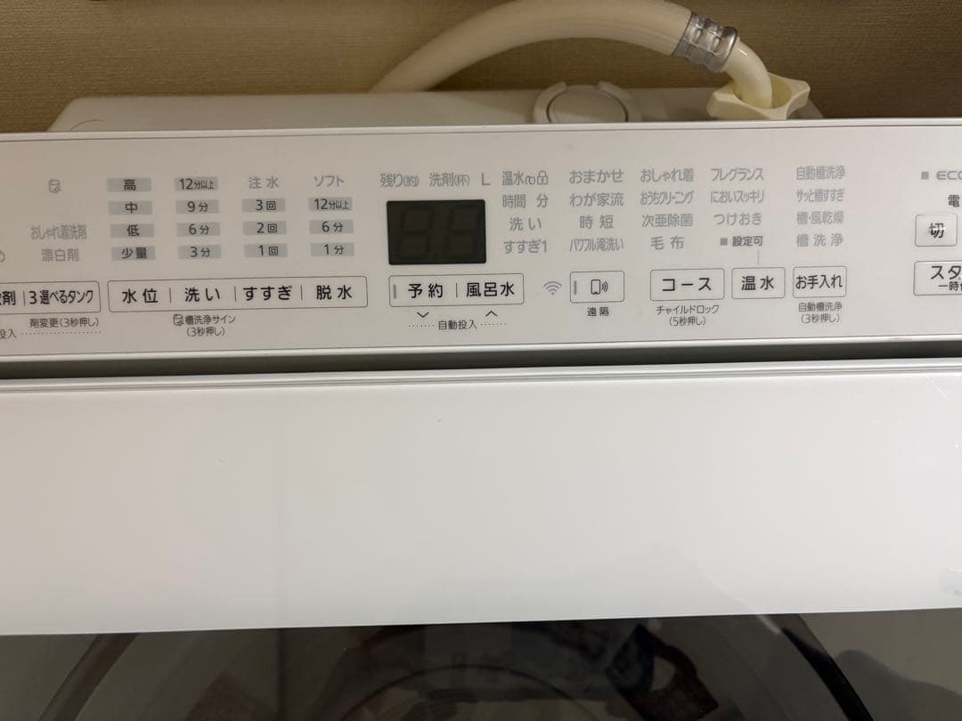 パナソニック　洗濯機　12kg