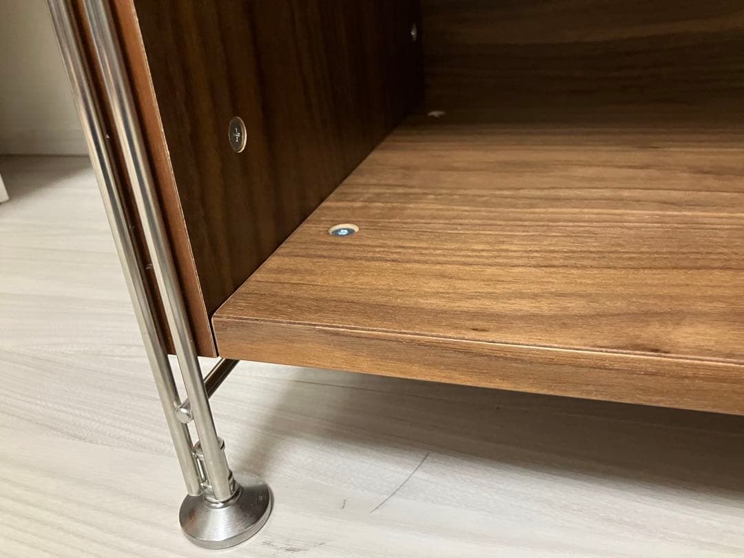 無印良品　ユニットシェルフ　フラップ扉ボックス