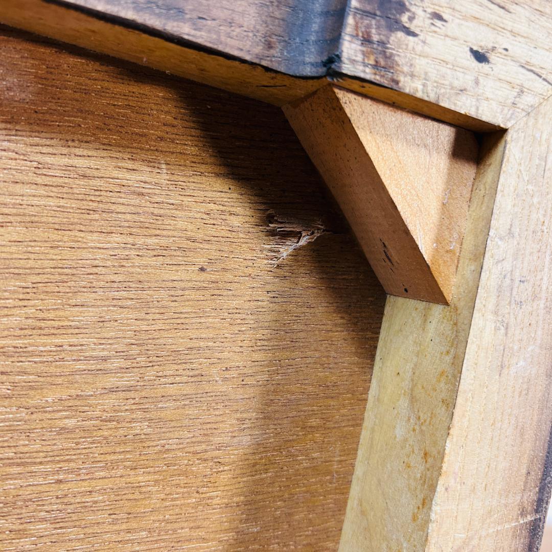 フランスベッド 天然木 ナイトテーブル サイドテーブル 2段チェスト 9800