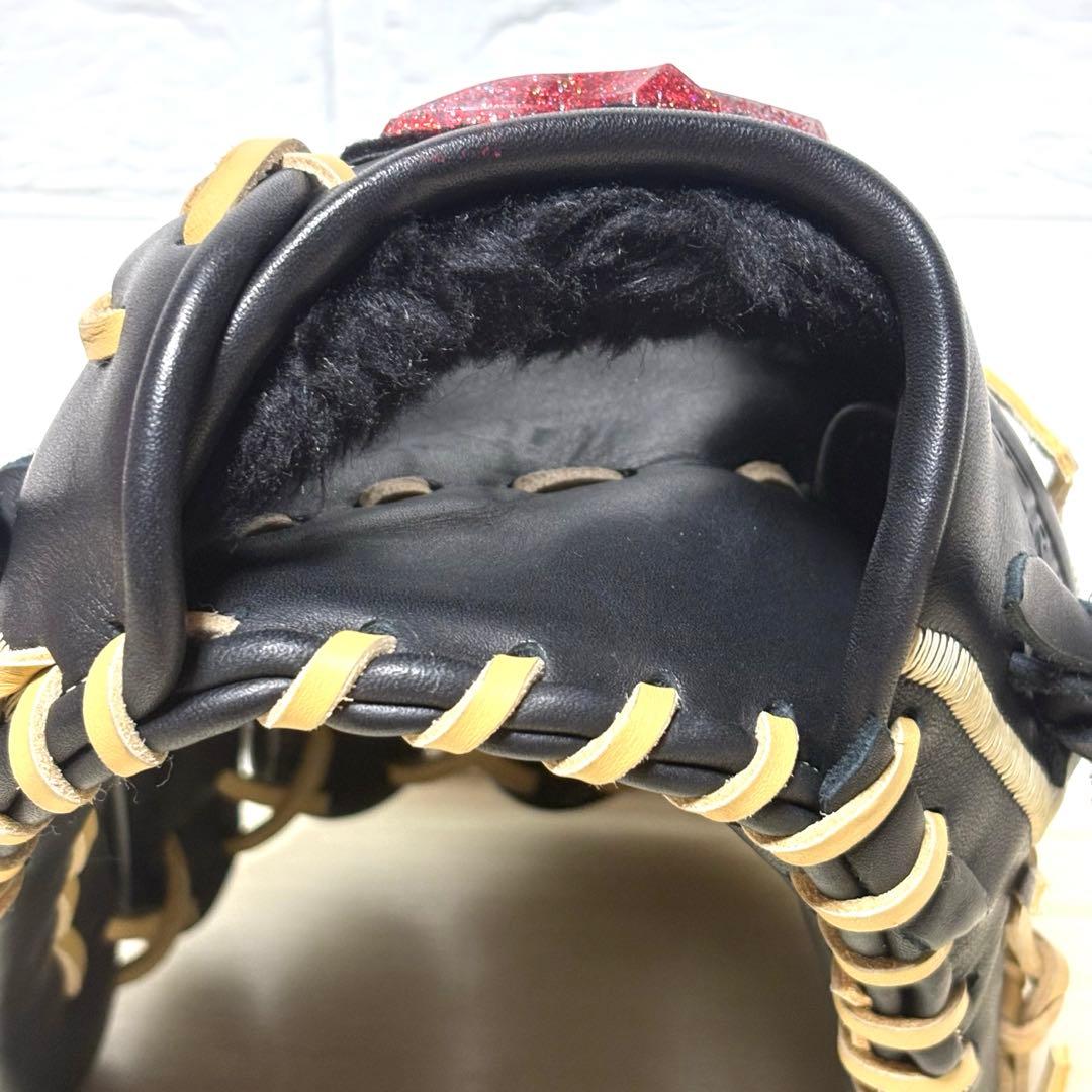 【美品】MIZUNO WILLDRIVE RED U-Plus 軟式 グローブ