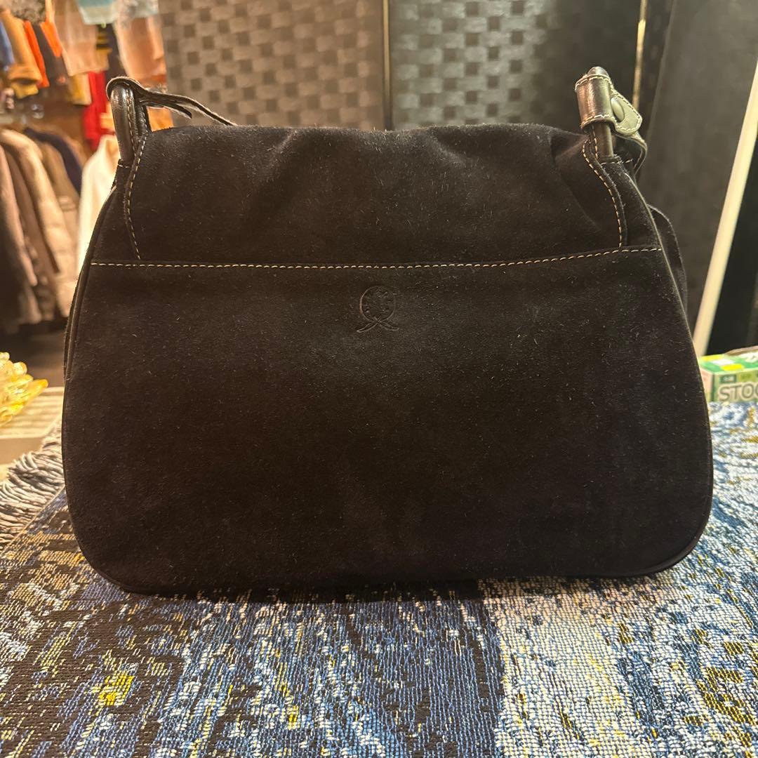 PRADA 90s ヴィンテージ レザー×パイソン フリンジ ショルダーバッグ