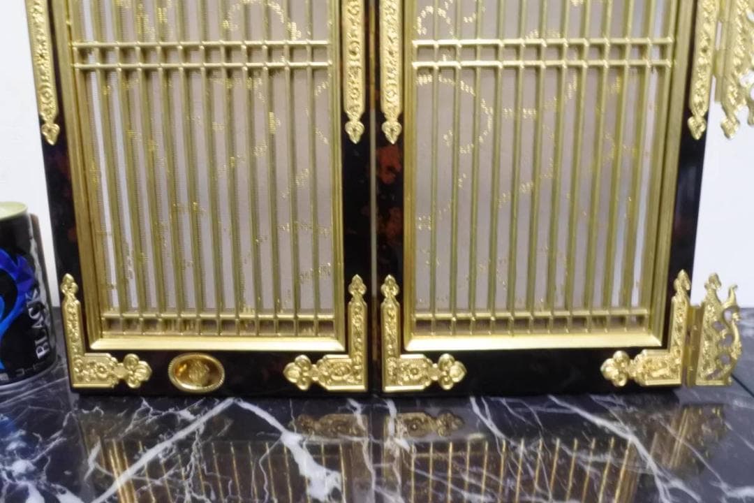 限定値下　【収集品】中扉　純金箔　仏壇　仏具　2752