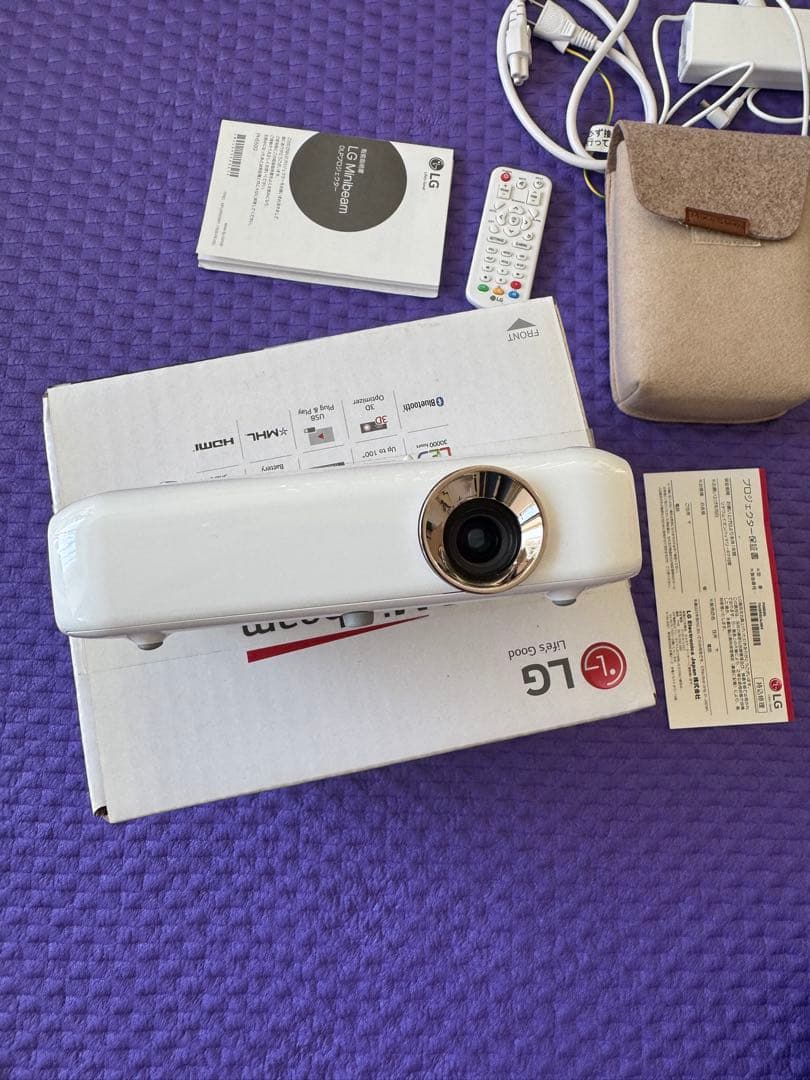 LG Minibeam プロジェクター PH550G