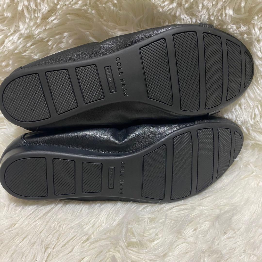 ✨定3.3万美品✨コールハーン フラットシューズ　トバ ボウ バレエ黒ブラック