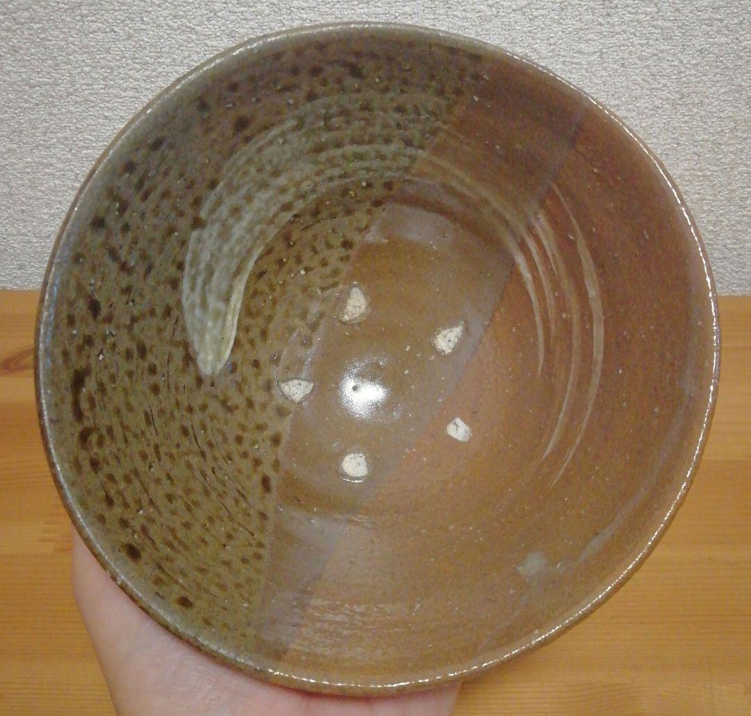 大徳寺書付　趙誠主作　銘『二人静』高麗伊羅保　茶碗　共箱　略歴付　茶道具