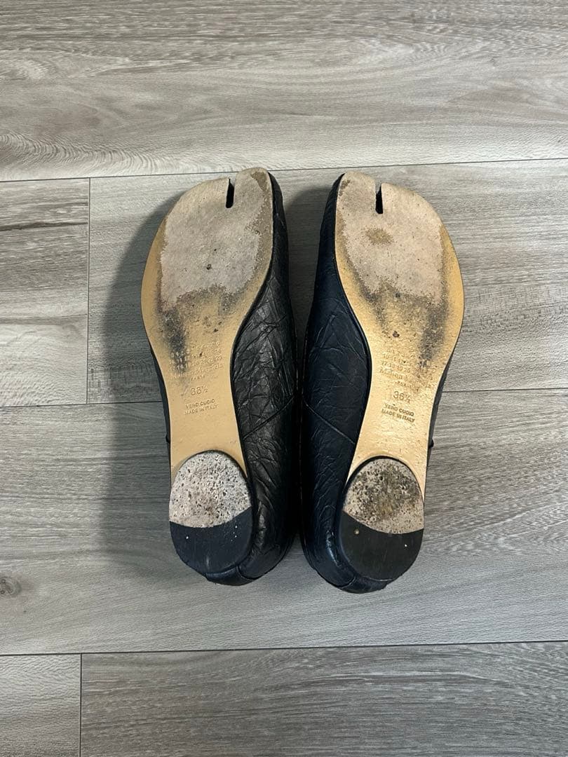 靴 Maison Margiela tabi flat shoes