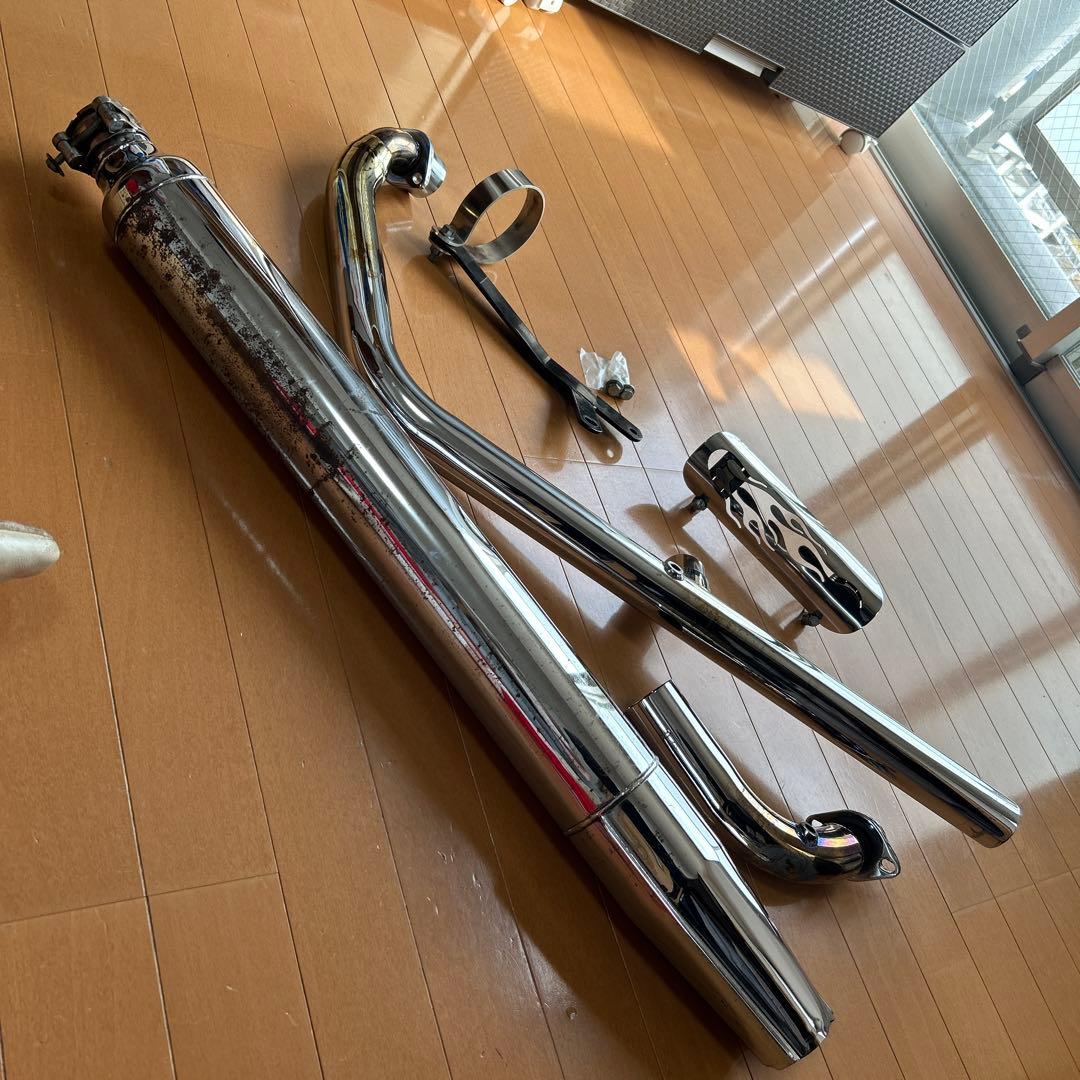 KEN TEC（ドラックスター400）インクジェンション車用マフラーセット