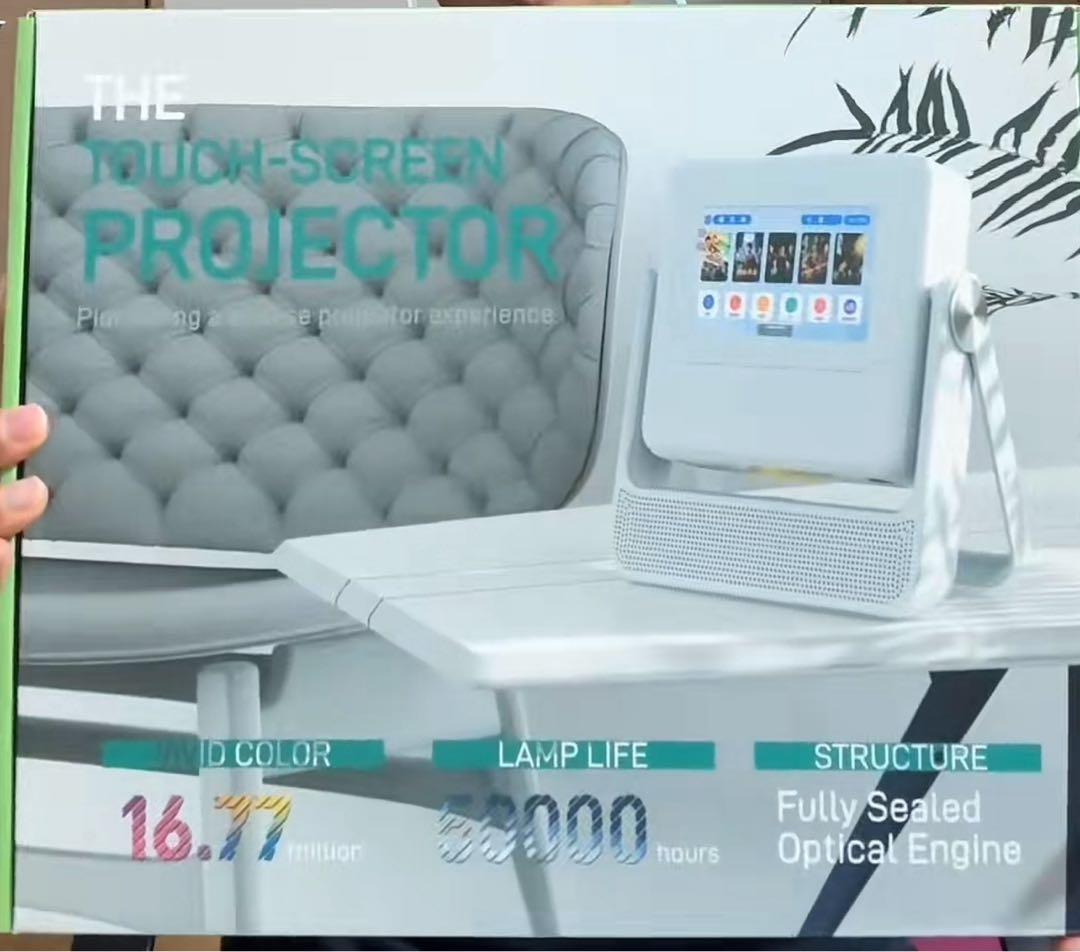 高性能プロジェクター　タッチスクリーン　 1080P/4K対応 WiFi 6