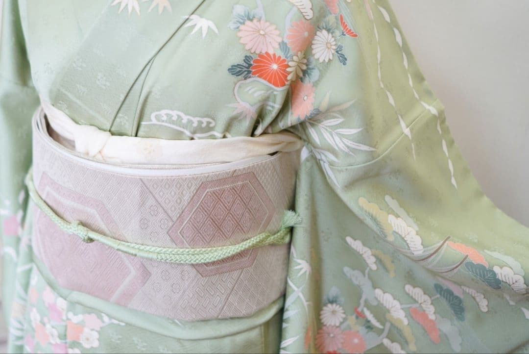 訪問着 4点フルセット 715D 正絹　入学式　結婚式　七五三　お宮参り