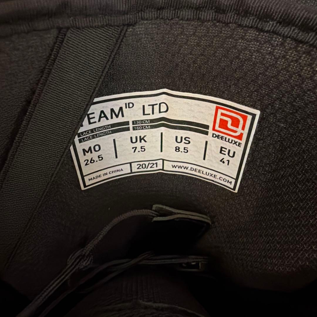 DEELUXE スノーボードブーツ ブラック　TEAM ID 26.5