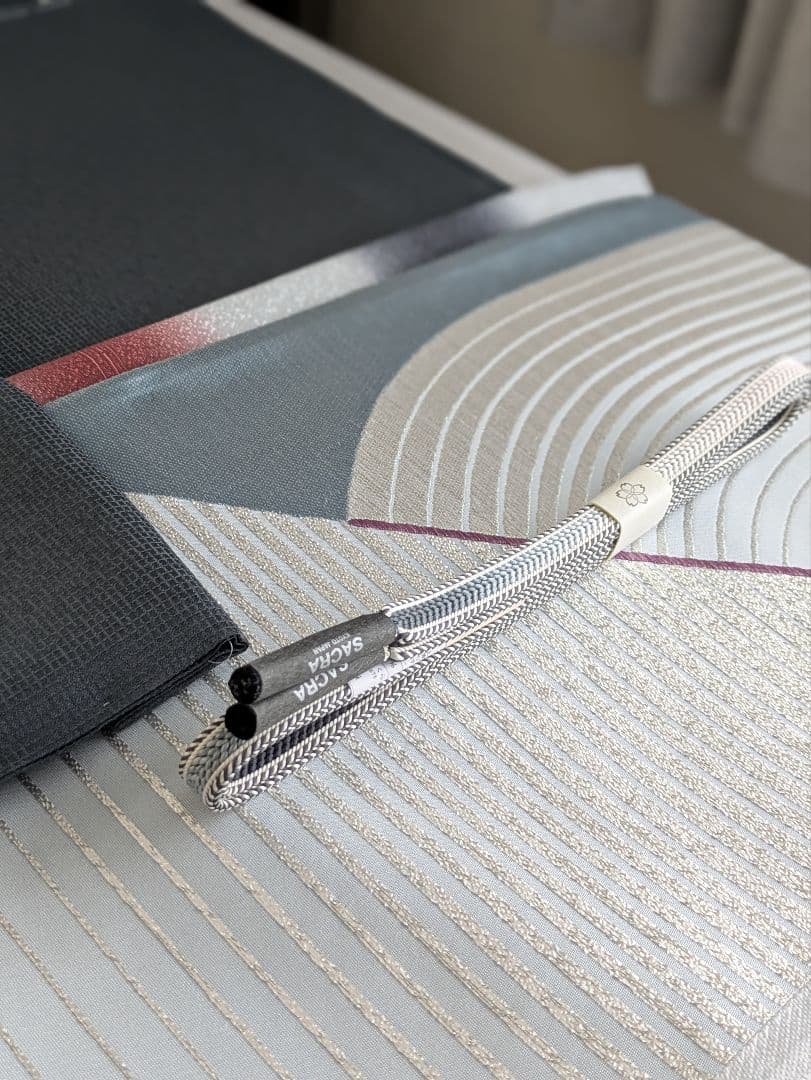 正絹蒔糊大粒小紋名品伊と幸