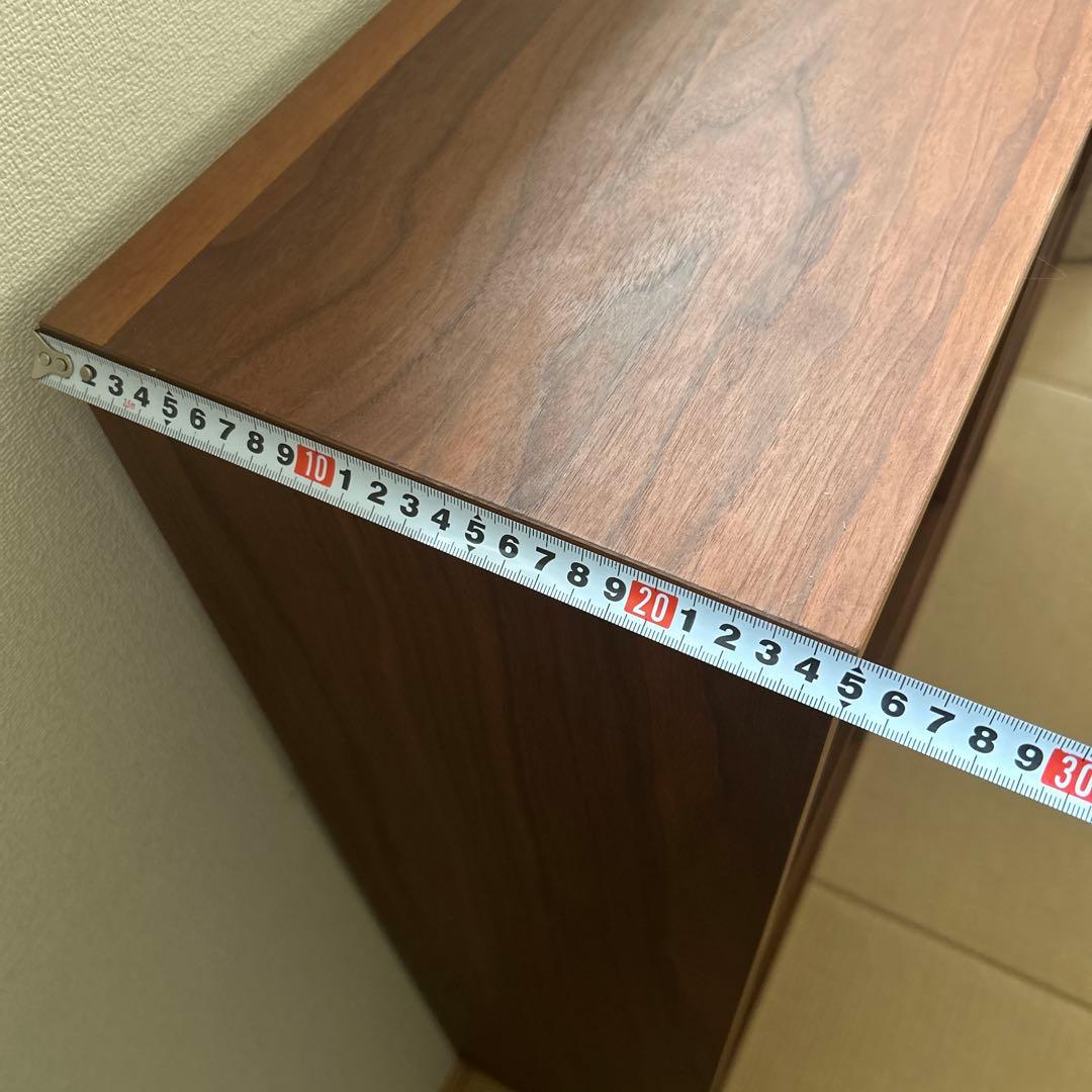 杉工場★木と風★ウォールナット★シェルフ★木製オープンラック★