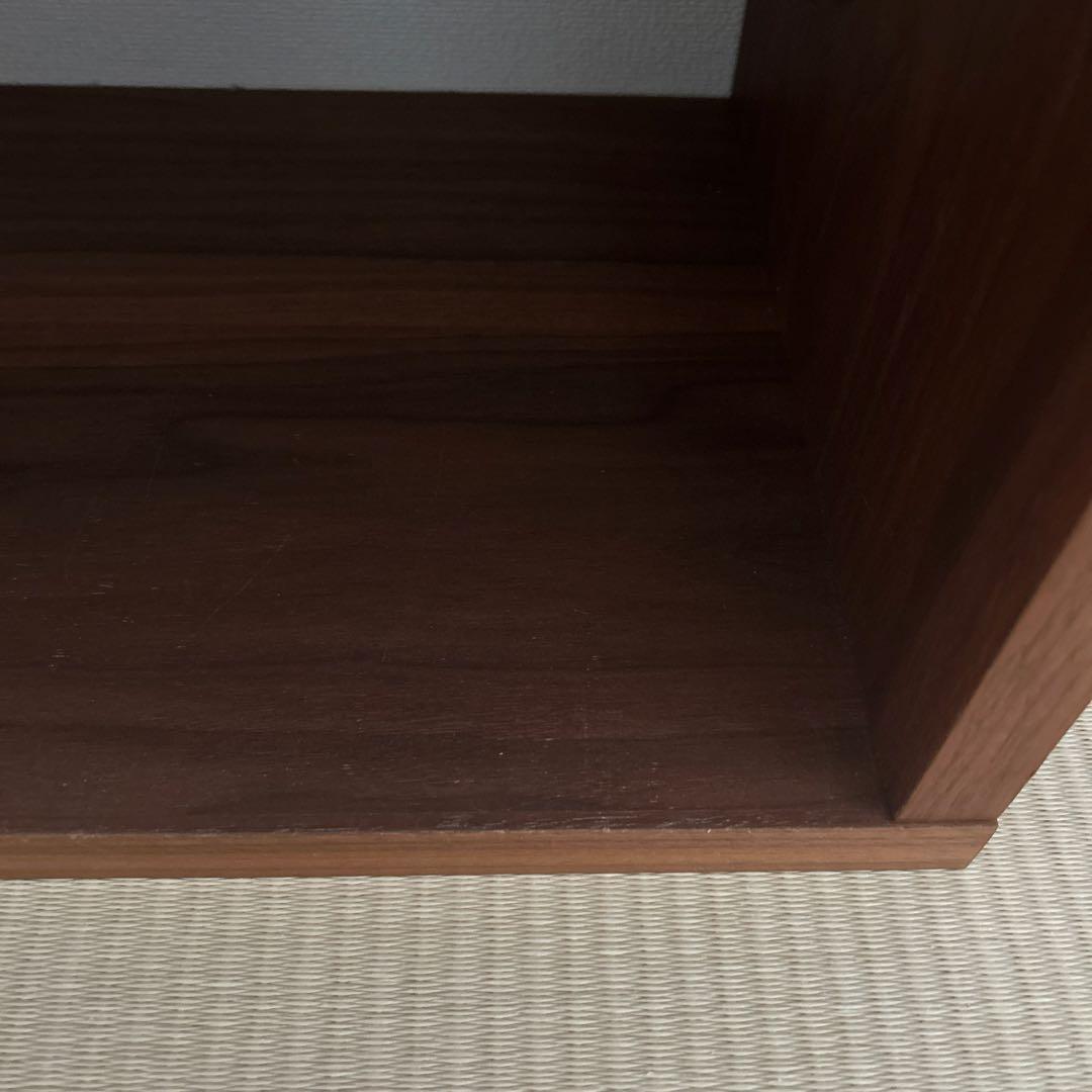 杉工場★木と風★ウォールナット★シェルフ★木製オープンラック★